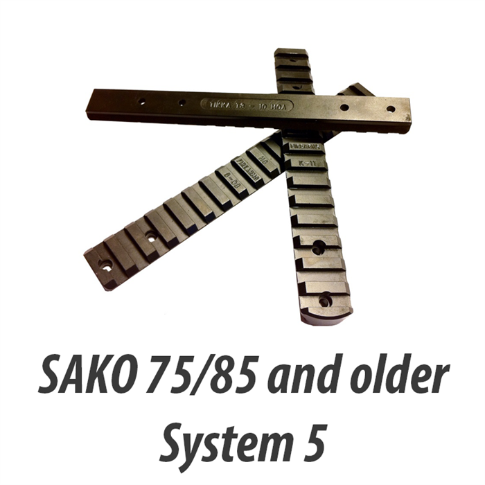 Sako 75 / 85 System 5 - montage skinne - Picatinny/Stanag Rail 